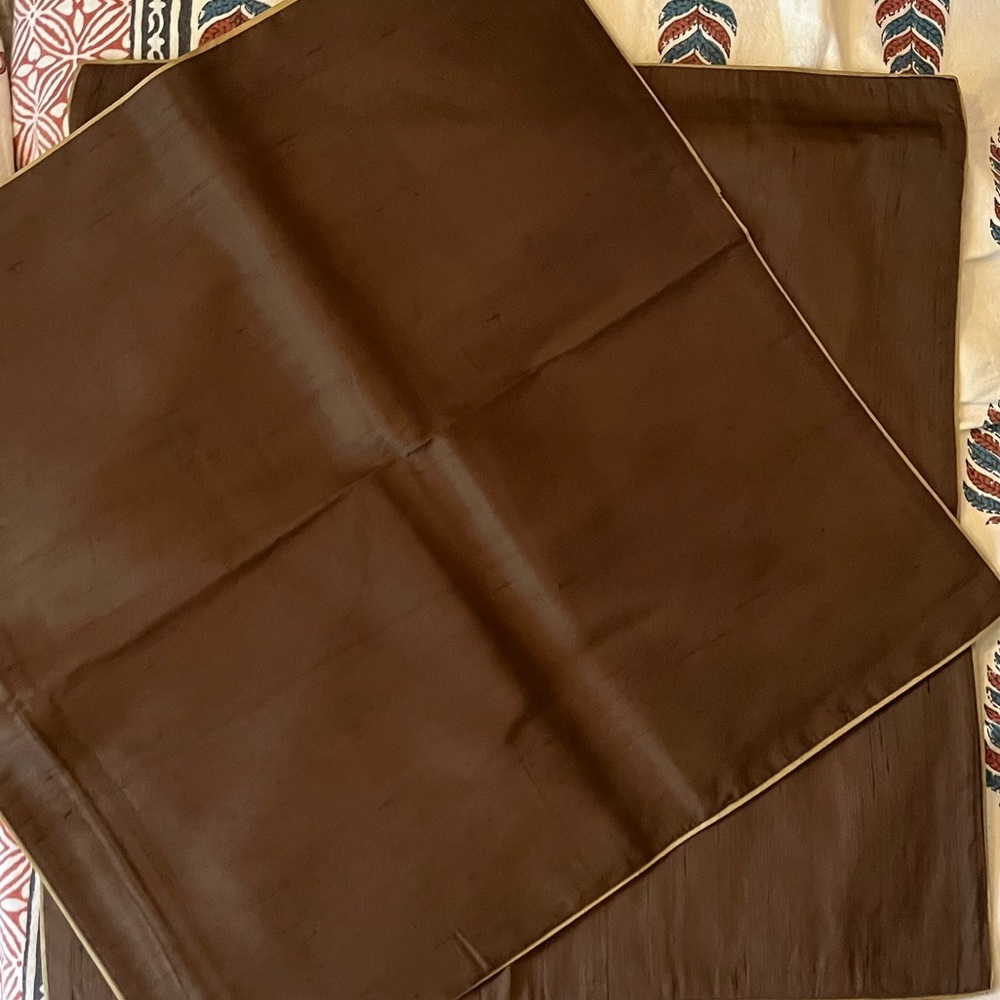Pottery Barn Silk Throw Pillow Covers